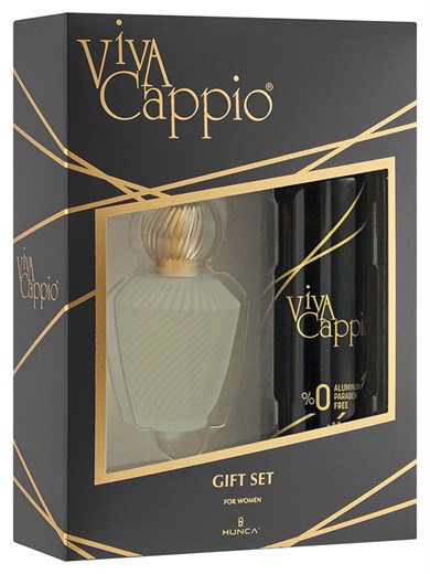Hunca-shop-VIVA CAPPIO-VIVA CAPPIO Classic Kadın Parfüm Seti 60 ml  EDT + 150 ml Deodorant